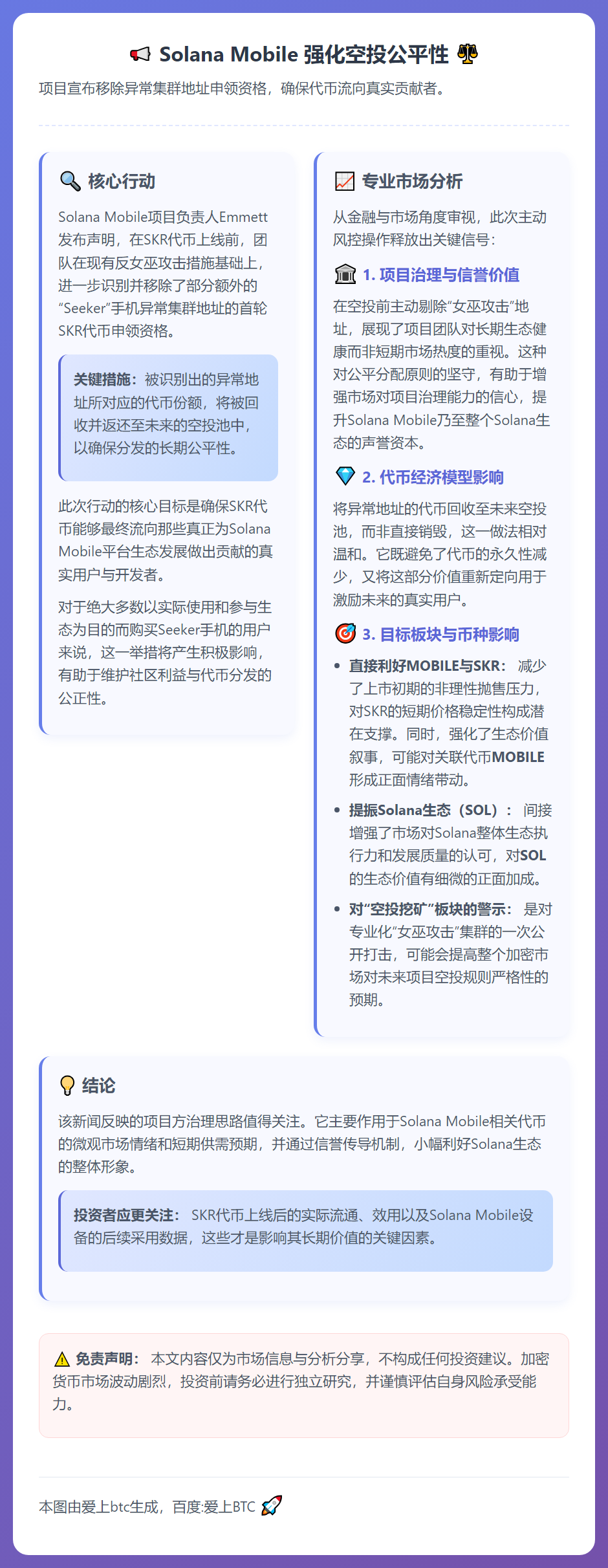 Solana Mobile剔除异常集群并返还空投池