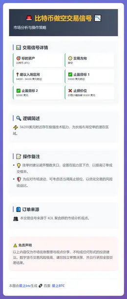 2026-01-19 16:12:02 比特币做空交易信号