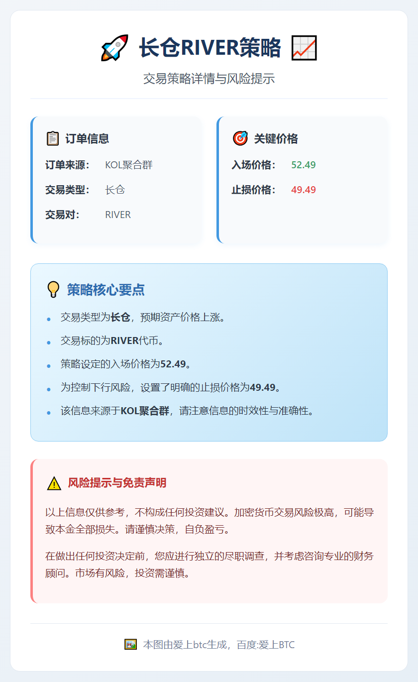 长仓RIVER策略