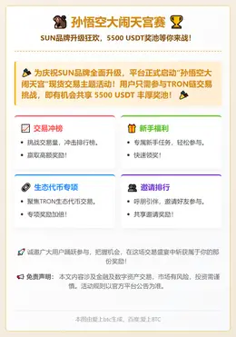 孙悟空大闹天宫赛 5500 USDT奖池瓜分