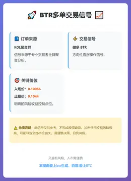 2026-01-26 18:04:49 BTR多单信号