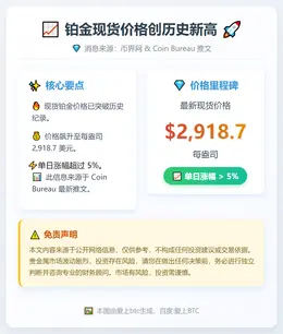 铂金现货价格创历史新高