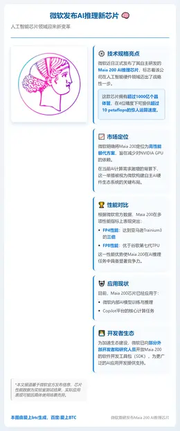 微软发布AI推理新芯片