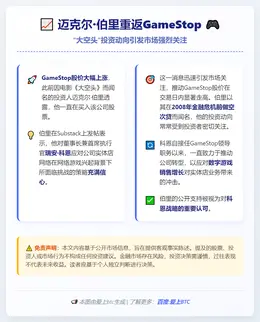 迈克尔·伯里重返GameStop