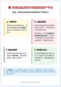 香港证监会警示可疑虚拟资产平台