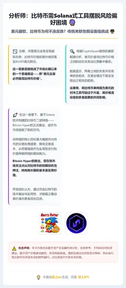 分析师：比特币需Solana式工具摆脱风险偏好困境