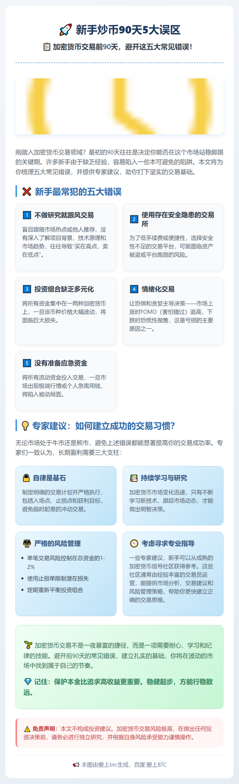 新手炒币90天5大误区