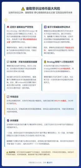塞勒警示比特币最大风险