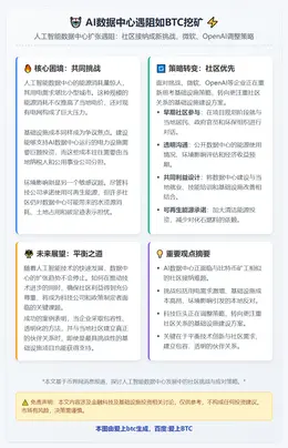 AI数据中心遇阻如BTC挖矿