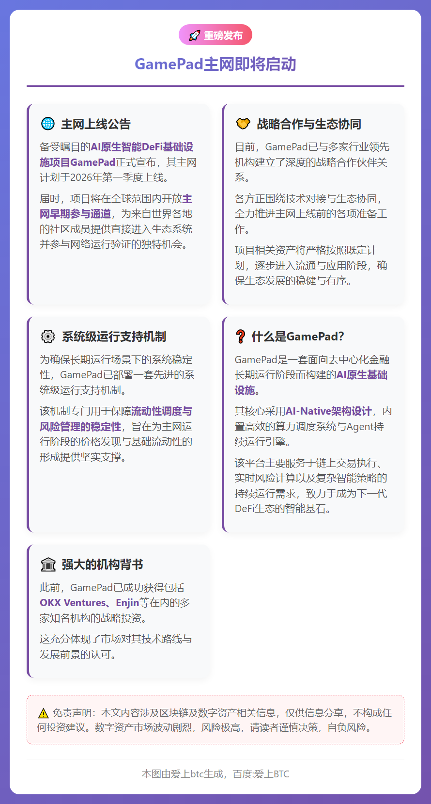 GamePad主网即将启动
