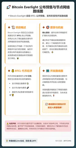 Bitcoin Everlight 公布预售与节点网络路线图