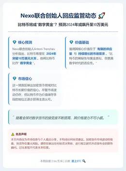 Nexo联合创始人回应监管动态