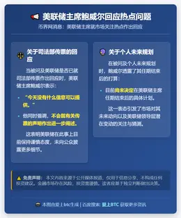 鲍威尔：未定任期后计划