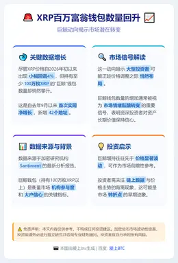 XRP百万富翁钱包数量回升