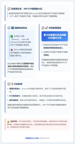 灰度再出手，XRP ETF规模破20亿