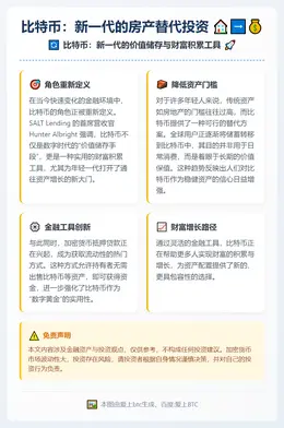 比特币：新一代的房产替代投资