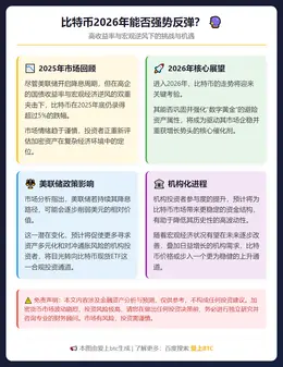 比特币2026年能否强势反弹？