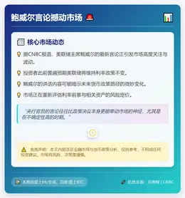 鲍威尔言论撼动市场