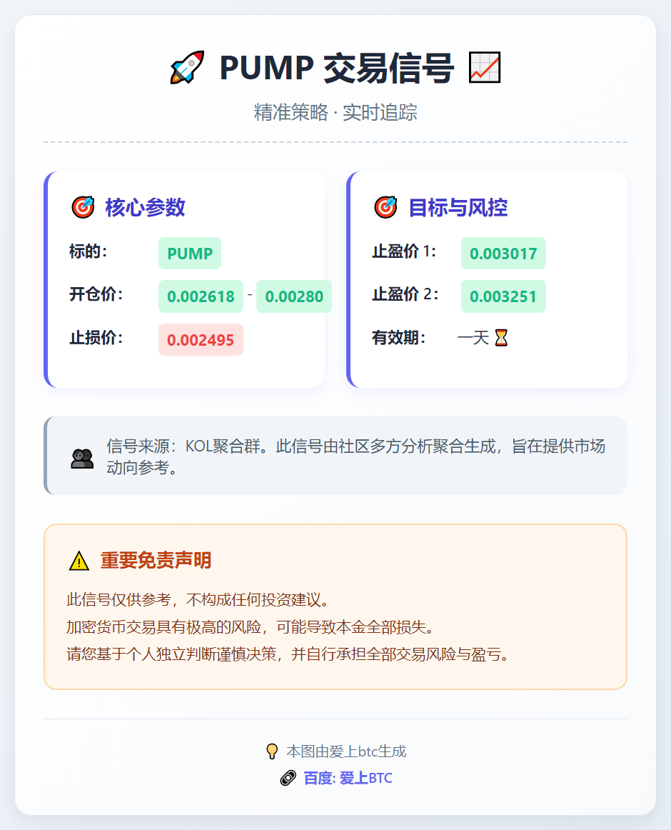 PUMP交易信号