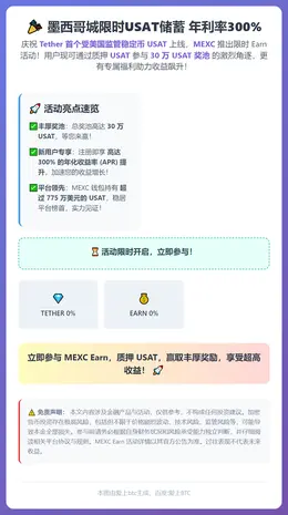 墨西哥城限时USAT储蓄 年利率300%
