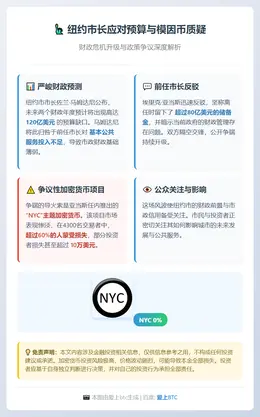 纽约市长应对预算与模因币质疑