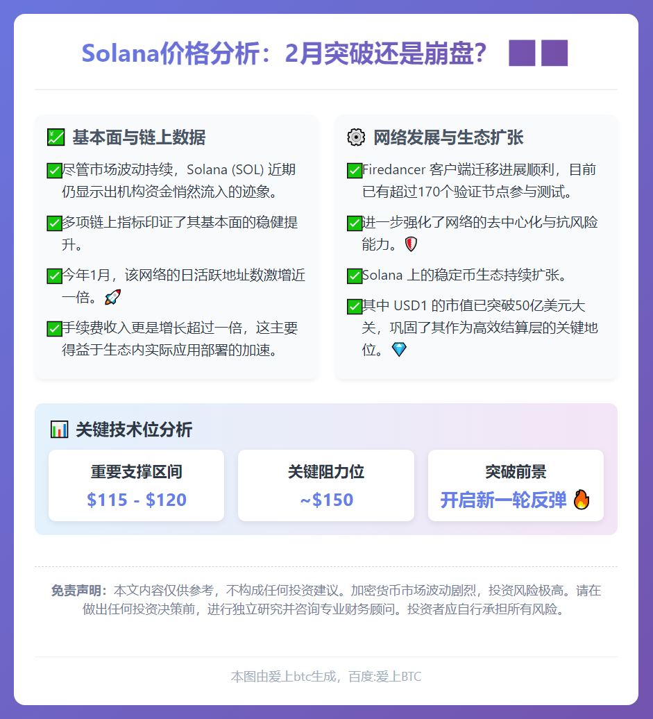 Solana价格分析：2月突破还是崩盘？