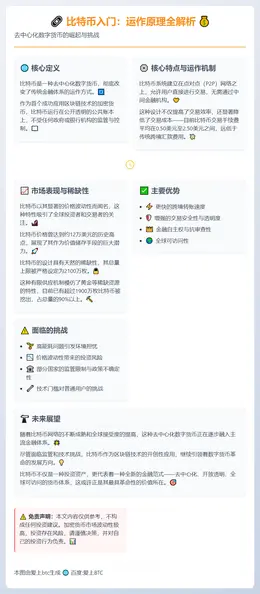 比特币入门：运作原理全解析