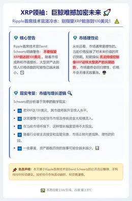 XRP领袖：巨鲸难撼加密未来