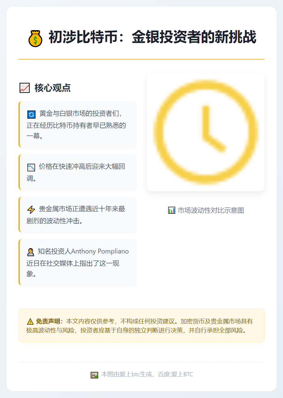 初涉比特币：金银投资者的新挑战