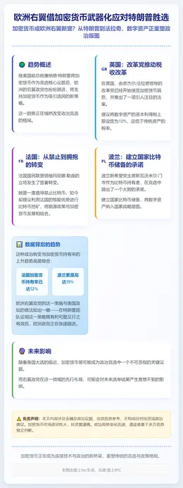 欧洲右翼借加密货币武器化应对特朗普胜选