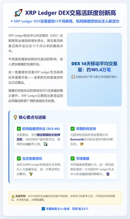 XRP Ledger DEX交易活跃度创新高