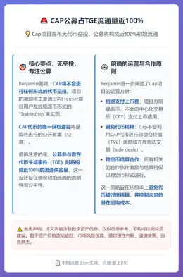 CAP公募占TGE流通量近100%