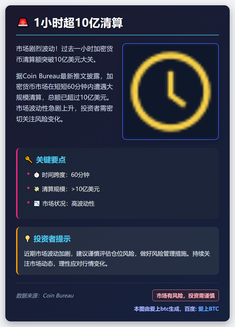1小时超10亿清算