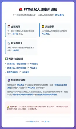 FTX债权人3月31日获下一轮资金分配