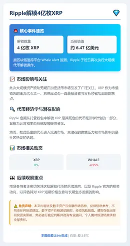 Ripple解锁4亿枚XRP