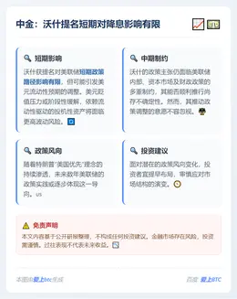 中金：沃什提名短期对降息影响有限