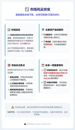 美股期货下跌 聚焦特朗普提名与就业数据