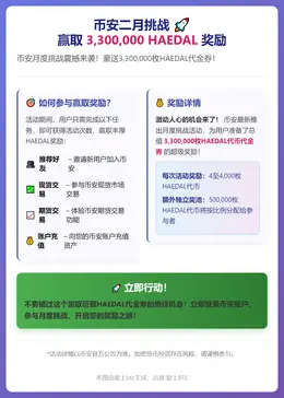 币安二月挑战：赢330万HAEDAL奖励