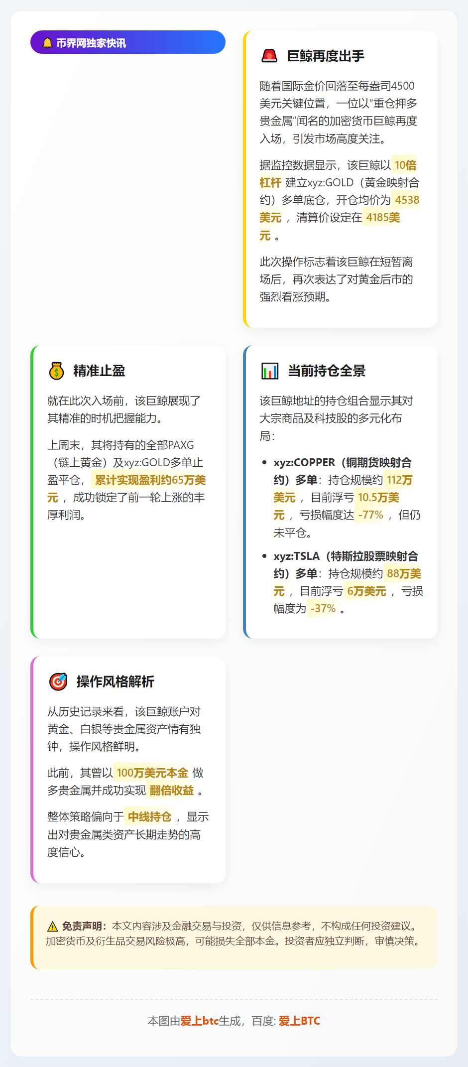交易员再度抄底黄金