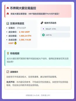 币界网大额交易监控