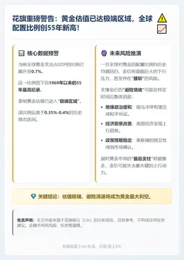花旗：黄金估值极端，下半年避险消退成最大利空