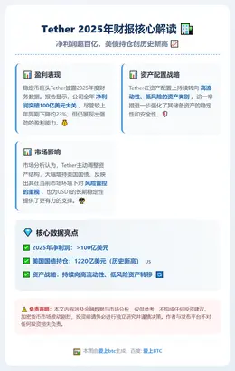 Tether美债持仓新高，利润下滑23%