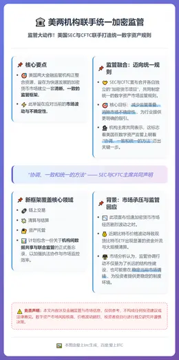 美两机构联手统一加密监管