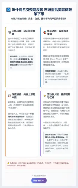 沃什提名引预期反转 市场重估美联储政策下限