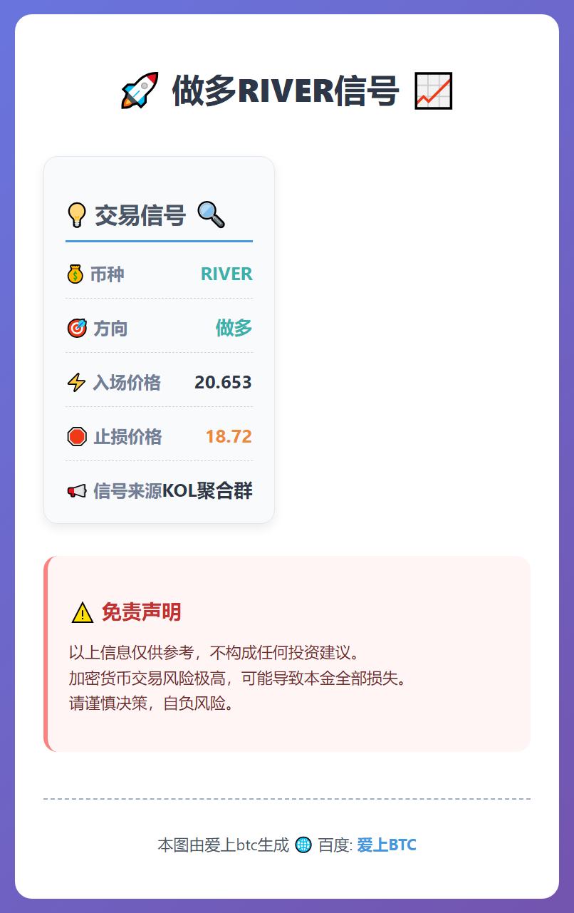 做多RIVER信号