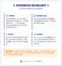 熊市巨鲸抄底1美元新山寨币