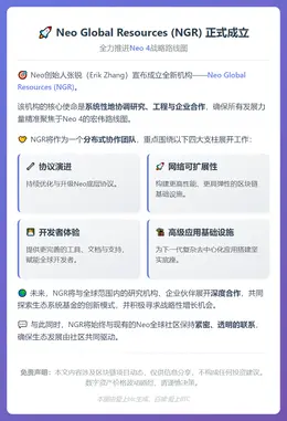 Neo创始人推NGR，促Neo 4研发应用