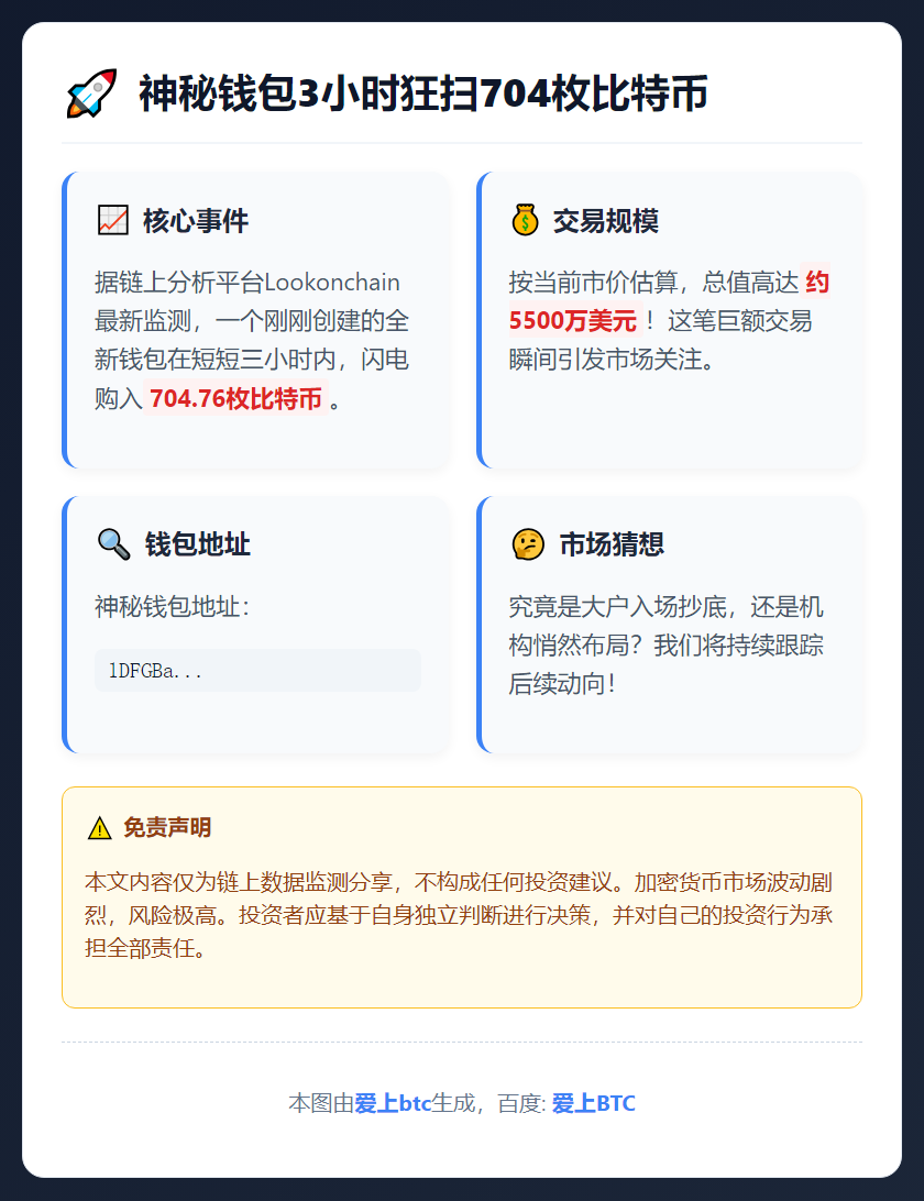 神秘钱包3小时狂扫704枚比特币