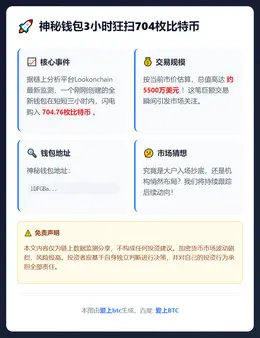神秘钱包3小时狂扫704枚比特币