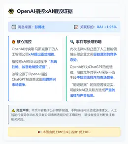 OpenAI指控xAI销毁证据